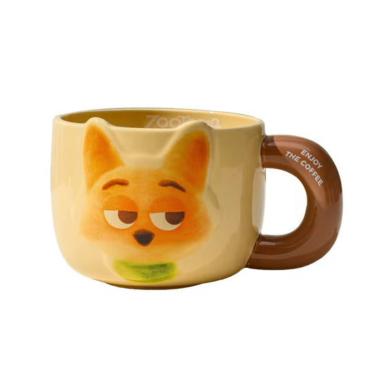 Fox Cartoon Mug – Zootopia Inspired
