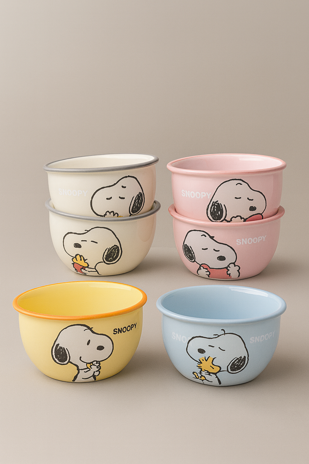 🤍 Snoopy Bowl Set