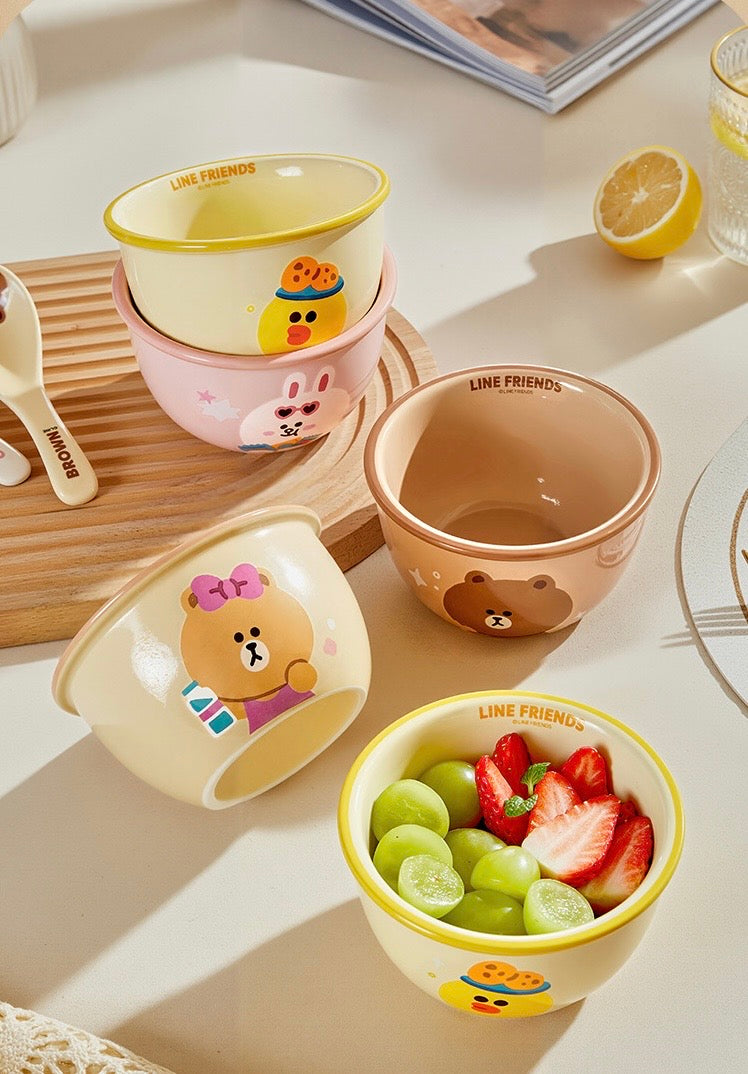 Brown & Friends Bowl Set 🍯