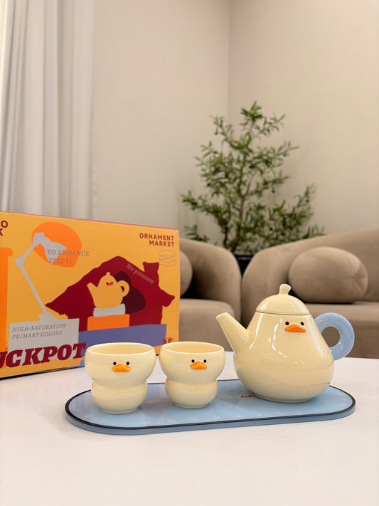 🐥 Hello Duck Ceramic Tea Set
