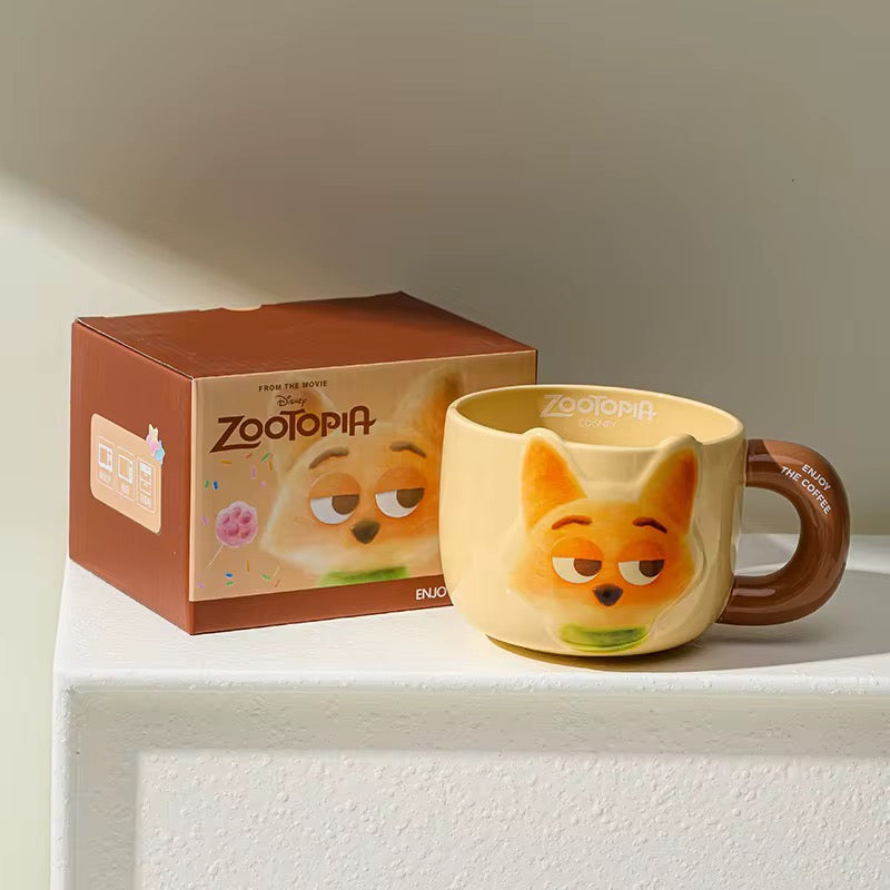 Fox Cartoon Mug – Zootopia Inspired