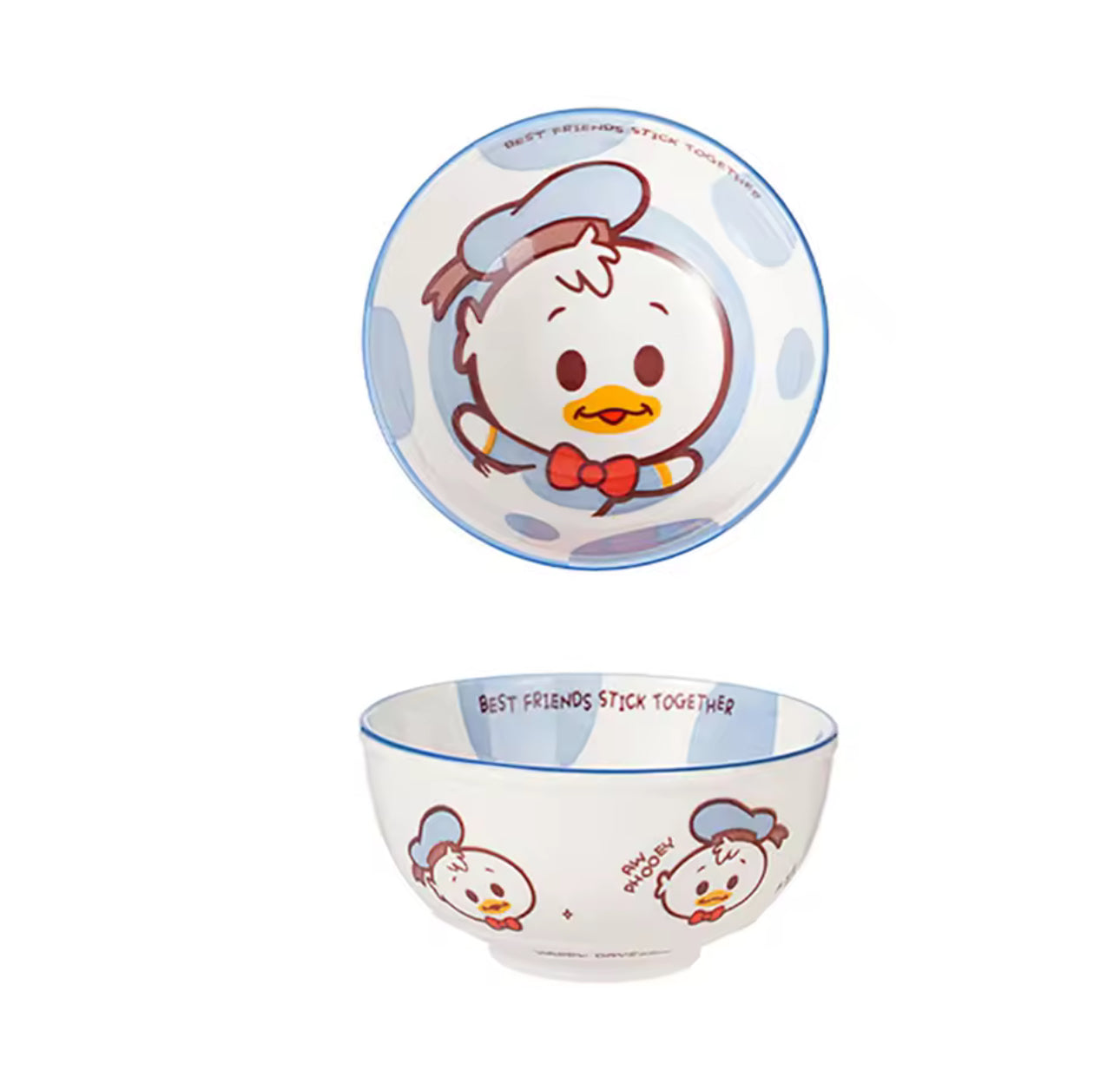 Cute Cartoon Bowl Set – 4 Pieces