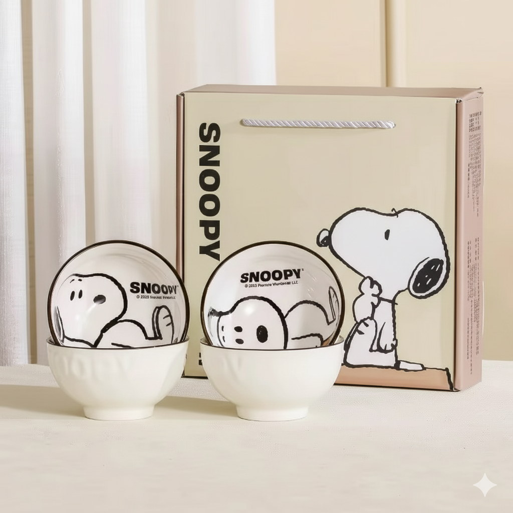🤍 Snoopy Bowl Set