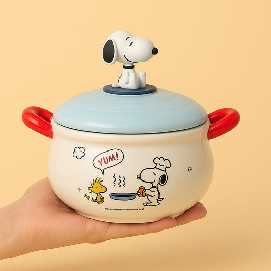 🐶 Snoopy Chef Ceramic Pot