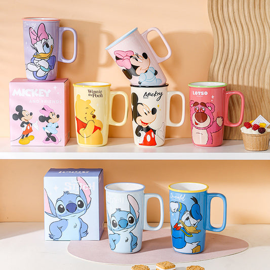 🌈 Disney Character Tall Ceramic Mug Collection
