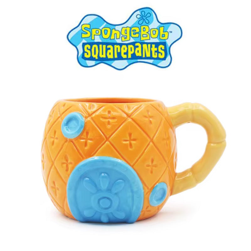 🍍Pineapple Style Ceramic Mug – 670ml