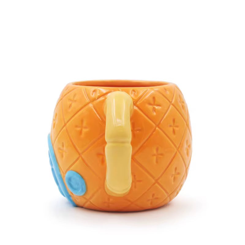 🍍Pineapple Style Ceramic Mug – 670ml