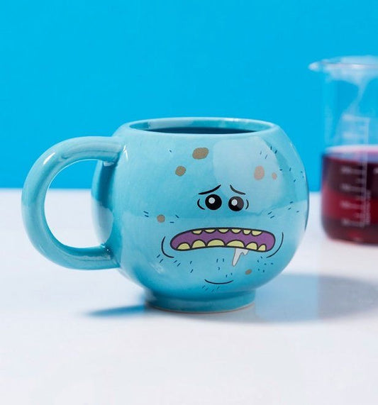 Funny Cartoon Face Mug – 3D Design